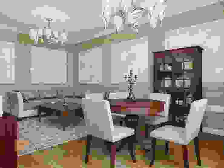 Salas de estar clássicas por Студия Павла Полынова Clássico