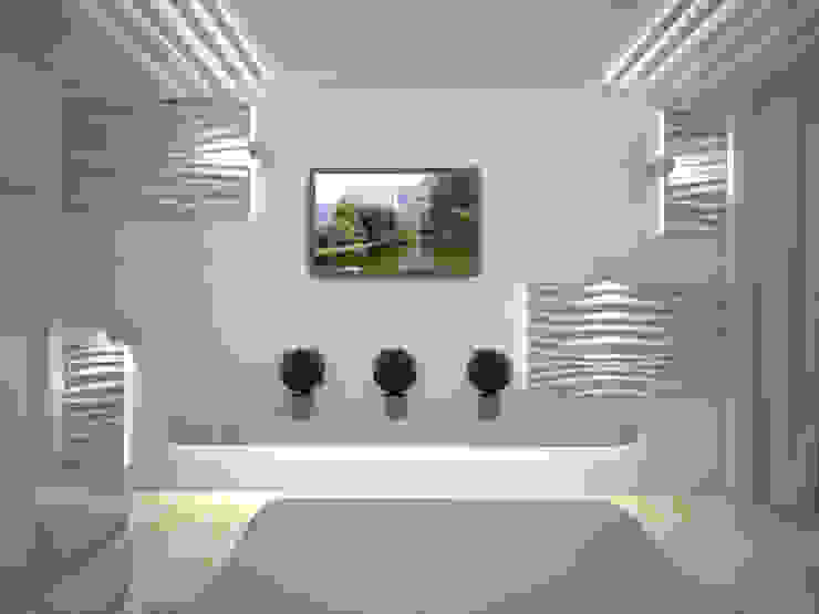 Дизайн студия Александра Скирды ВЕРСАЛЬПРОЕКТ Habitaciones de estilo minimalista