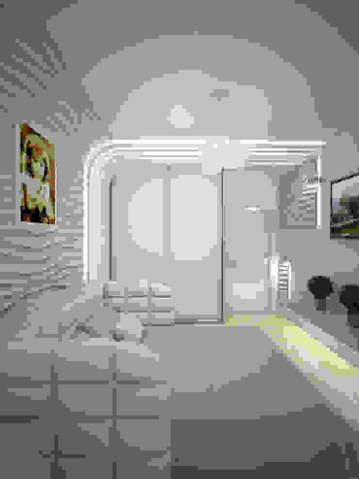 Дизайн студия Александра Скирды ВЕРСАЛЬПРОЕКТ Habitaciones de estilo minimalista