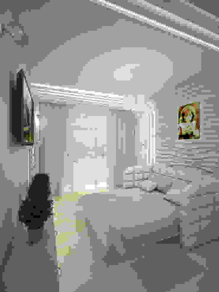 Дизайн студия Александра Скирды ВЕРСАЛЬПРОЕКТ Habitaciones de estilo minimalista