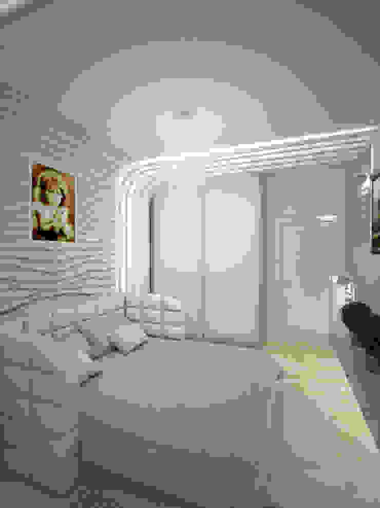 Дизайн студия Александра Скирды ВЕРСАЛЬПРОЕКТ Habitaciones de estilo minimalista