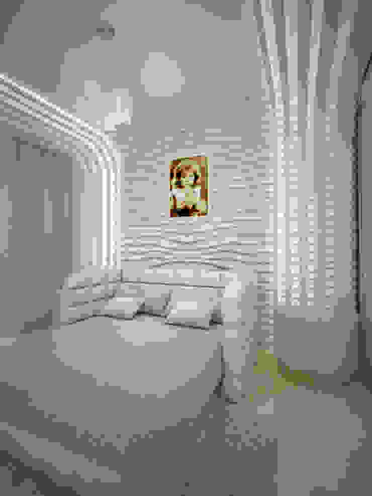 Дизайн студия Александра Скирды ВЕРСАЛЬПРОЕКТ Habitaciones de estilo minimalista