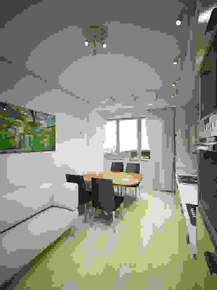 Дизайн студия Александра Скирды ВЕРСАЛЬПРОЕКТ Cocinas de estilo minimalista