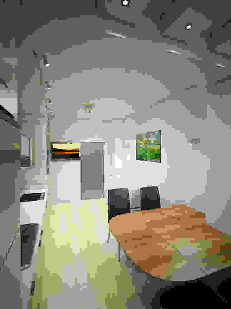 Дизайн студия Александра Скирды ВЕРСАЛЬПРОЕКТ Cocinas de estilo minimalista