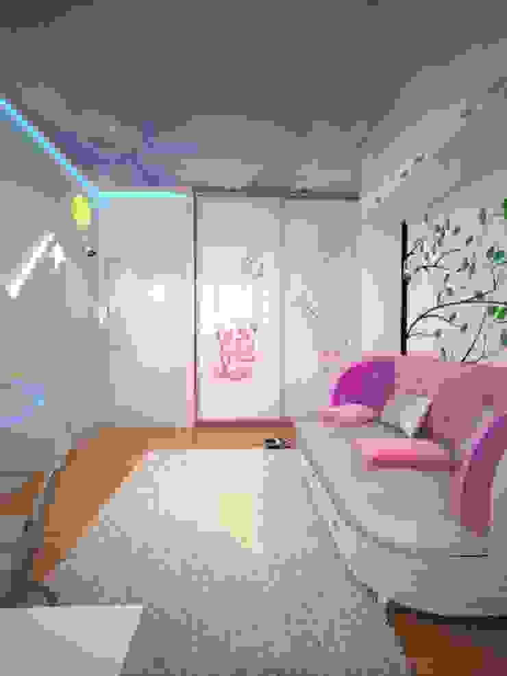 Дизайн студия Александра Скирды ВЕРСАЛЬПРОЕКТ Habitaciones para niños de estilo minimalista