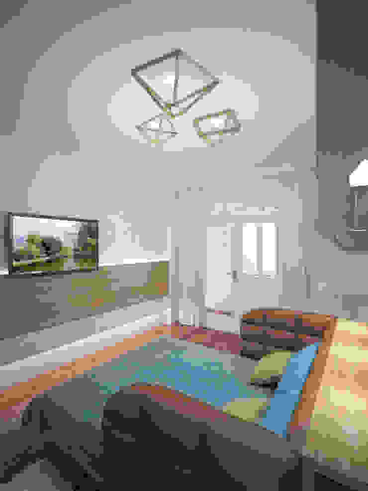 Дизайн студия Александра Скирды ВЕРСАЛЬПРОЕКТ Habitaciones de estilo minimalista