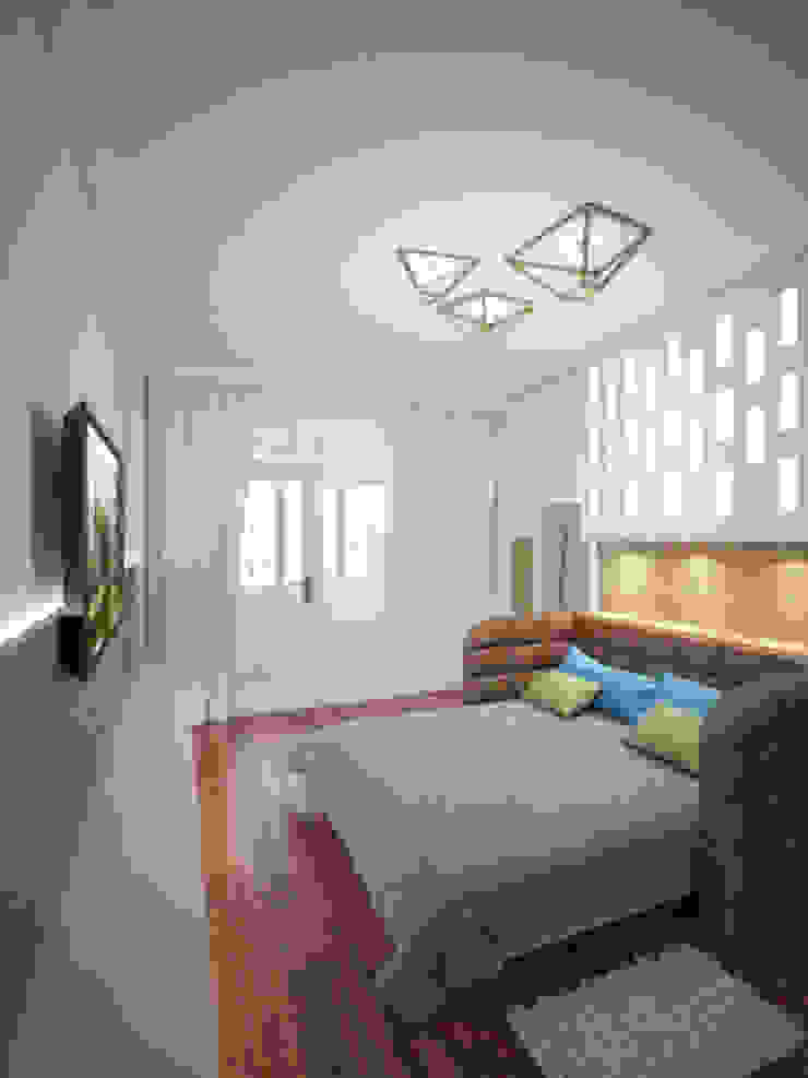 Дизайн студия Александра Скирды ВЕРСАЛЬПРОЕКТ Habitaciones de estilo minimalista