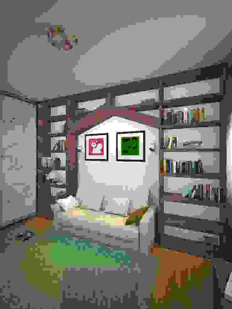 Дизайн студия Александра Скирды ВЕРСАЛЬПРОЕКТ Habitaciones para niños de estilo minimalista