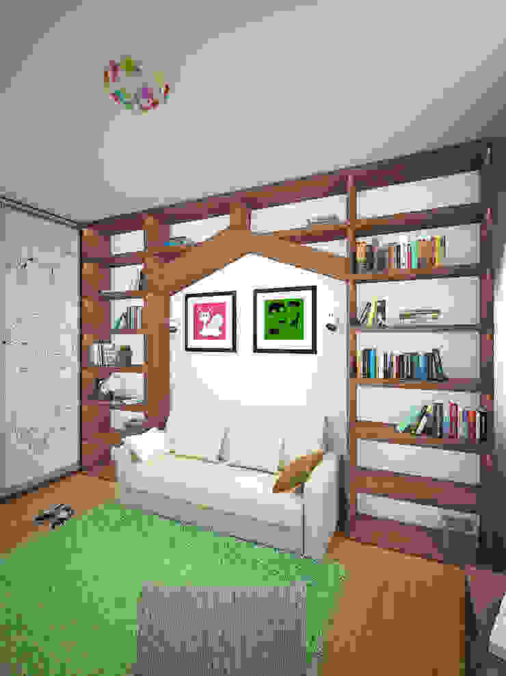 Дизайн студия Александра Скирды ВЕРСАЛЬПРОЕКТ Habitaciones para niños de estilo minimalista