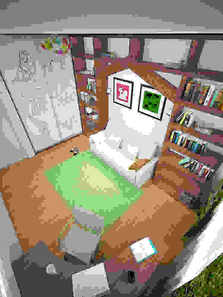 Дизайн студия Александра Скирды ВЕРСАЛЬПРОЕКТ Habitaciones para niños de estilo minimalista