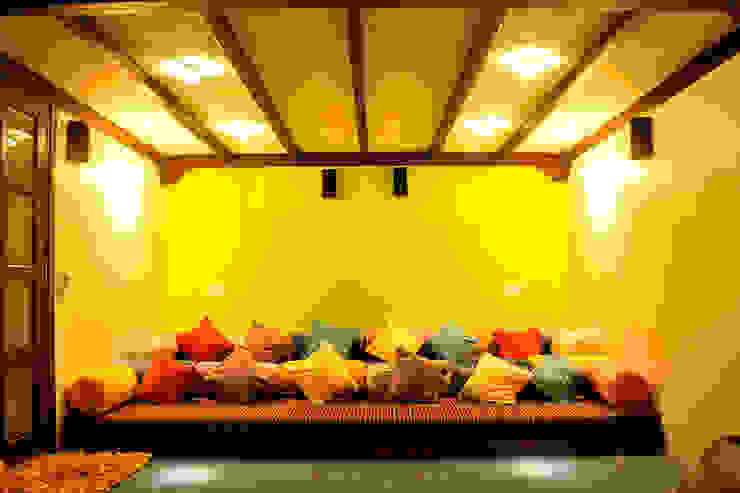Family Get together Room Image N Shape Multimedia roomFurniture Yellow
