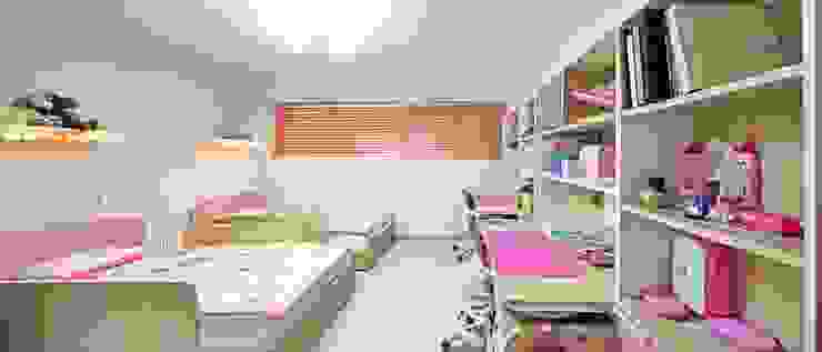 여수 밤바다를 가족 품 안에 (여수 웅천동 주택), 윤성하우징 윤성하우징 Moderne Kinderzimmer