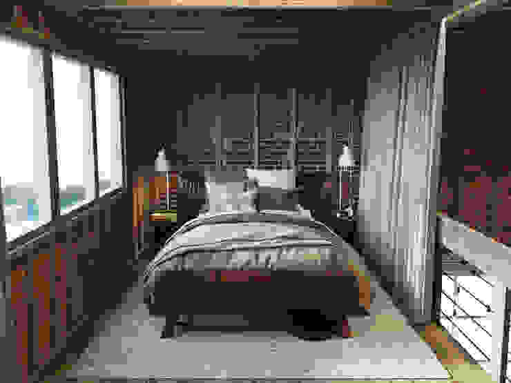 homify Industriale Schlafzimmer