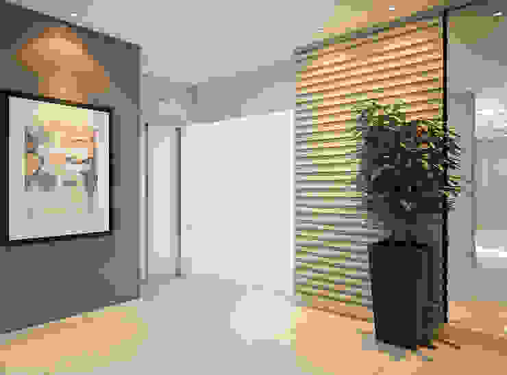 Tárcyla & Savane Arquitetas Associadas Ingresso, Corridoio & Scale in stile moderno