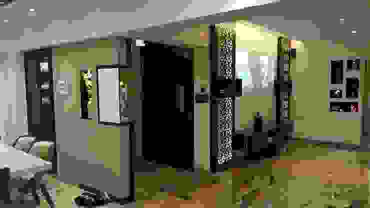 projection area NCA naresh chandwani & associates Modern Media Room MDF Brown