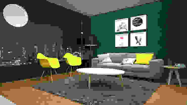 Kuro Design Studio غرفة المعيشة