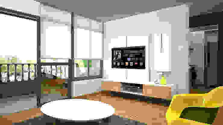 Kuro Design Studio غرفة المعيشة