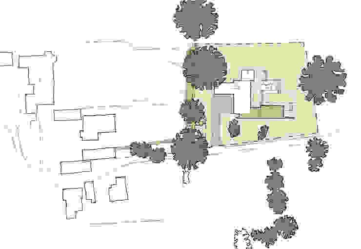 Site Plan Showing Position of New Build Home ArchitectureLIVE BIPV,Energy efficiency,Floor plan,ground source heat,low energy home,new build house,passivhaus,sustainable home