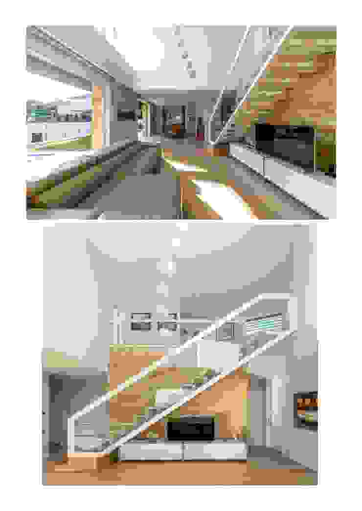 Casa E | 08023 architects Simon Garcia | arqfoto Moderne gangen, hallen & trappenhuizen