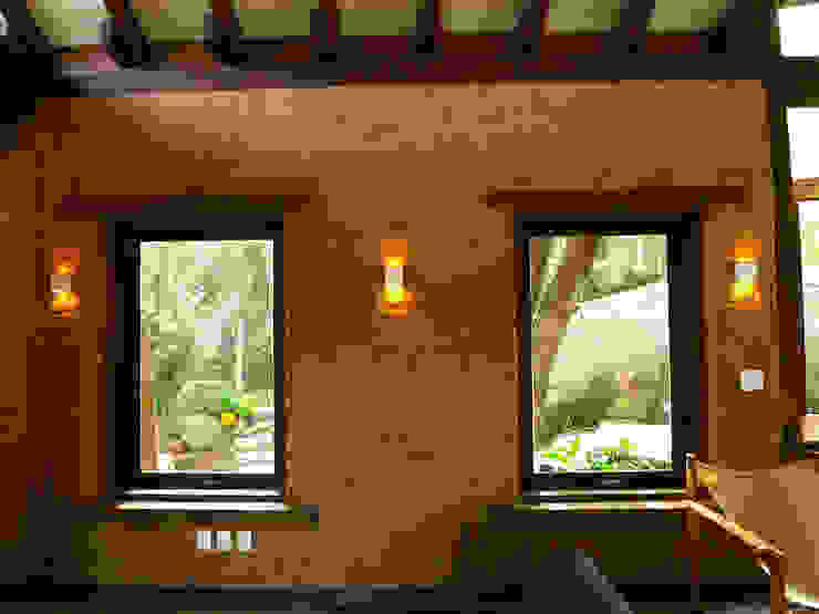 Baixo Impacto Arquitetura Ltda. 러스틱스타일 벽지 & 바닥