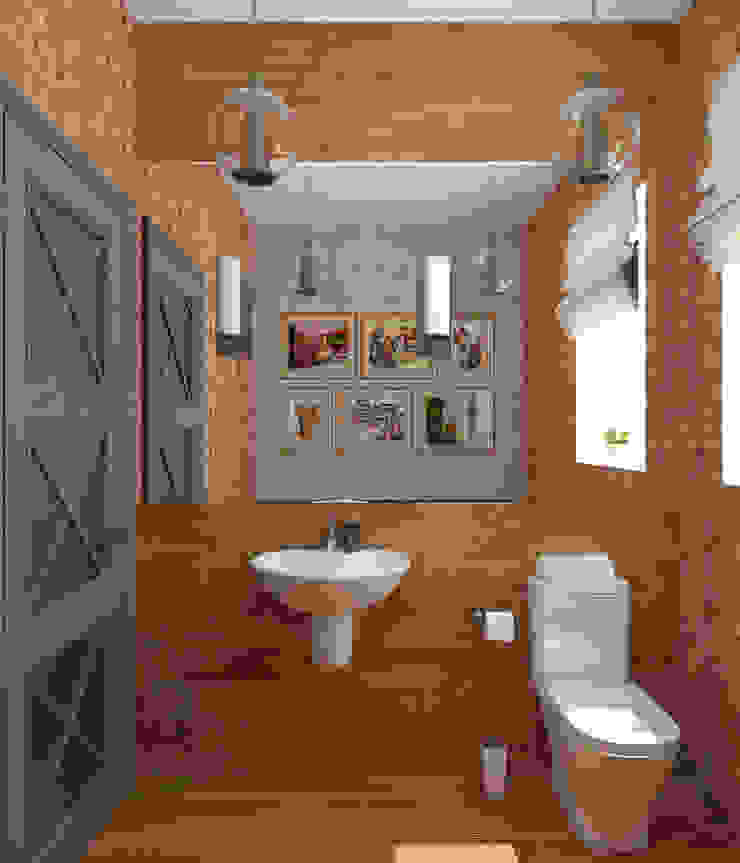 Санузел "Riflessione" vol.3, Студия дизайна Дарьи Одарюк Студия дизайна Дарьи Одарюк Eclectic style bathroom Multicolored