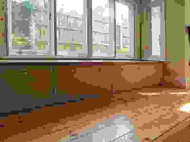 Bay Window Storage Seater Paul D'Amico Remodels Dining roomDressers & sideboards Wood