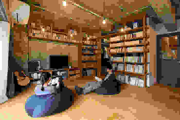 honyatosyodou nuリノベーション Modern living room