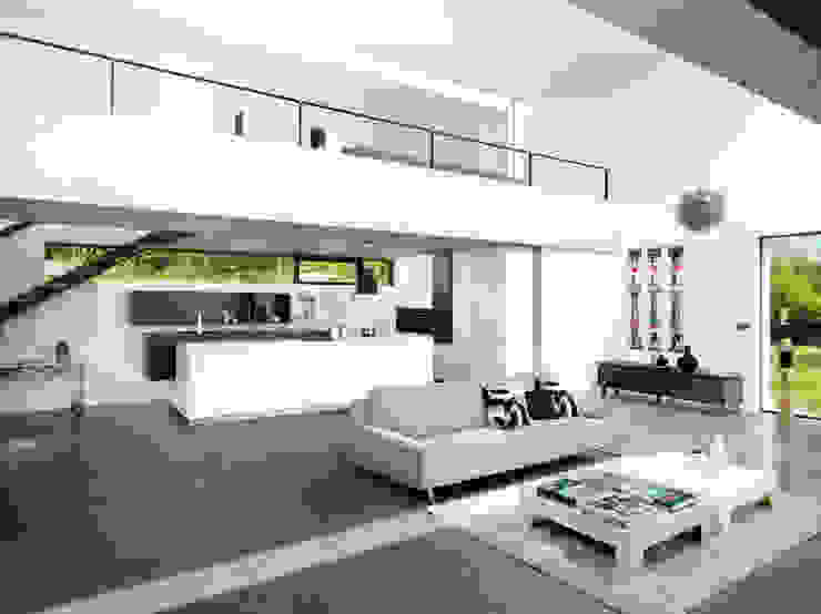 ARCOS Blanc Edition Oxyd Blue von SCHMIDT Küchen Schmidt Küchen Moderne Küchen