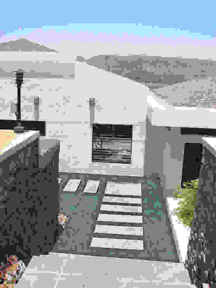 gandhi farm house 4th axis design studio Rustic style houses