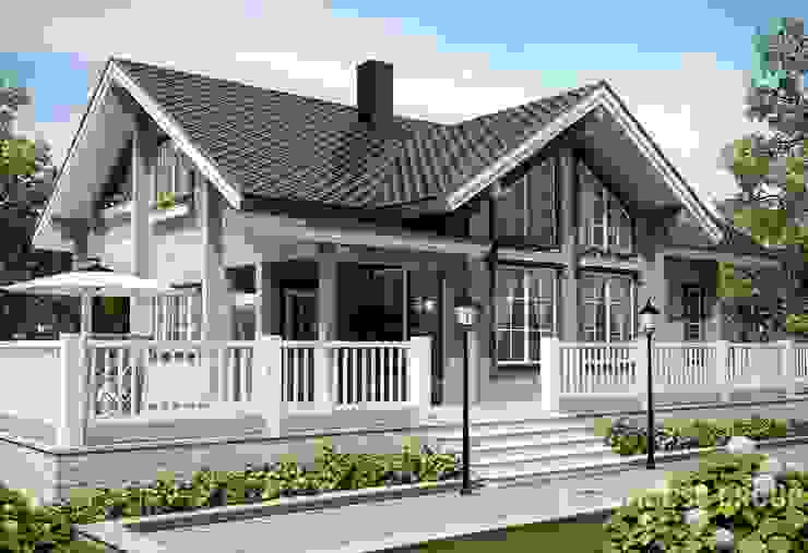 Монте EcoHouse Group Дома в классическом стиле Дерево