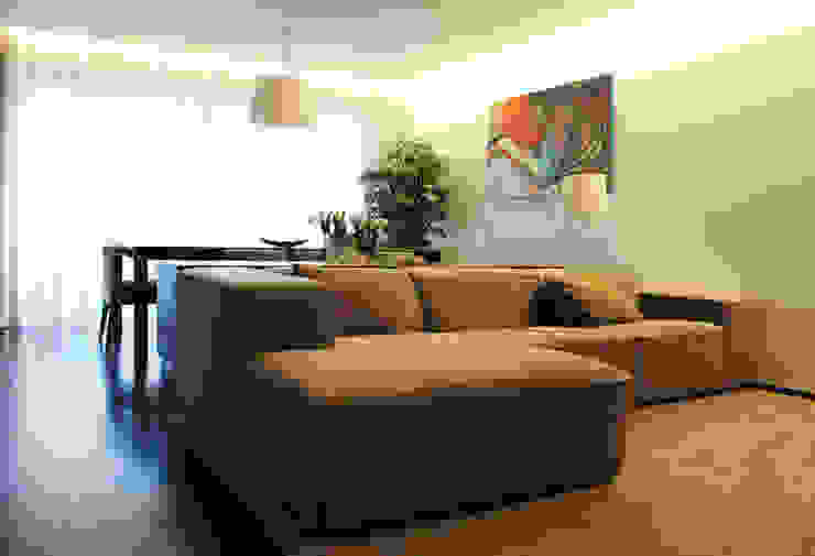 APARTAMENTO AF_PÓVOA DE VARZIM_2013 PFS-arquitectura Salas de estar modernas