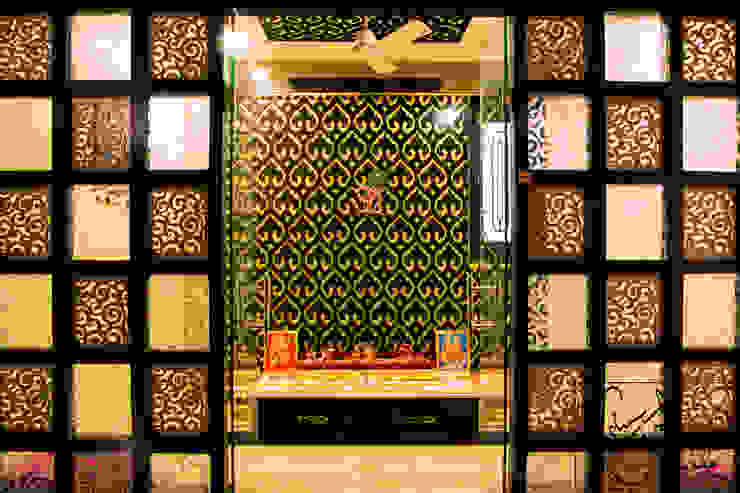 A Duplex Apartment, Raipur, ES Designs ES Designs Modern corridor, hallway & stairs