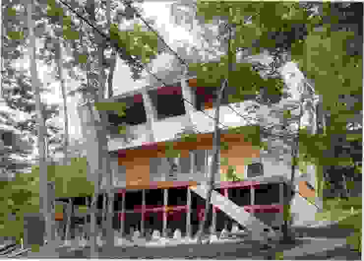 森の中の傾斜地の家 那須の家 Homify