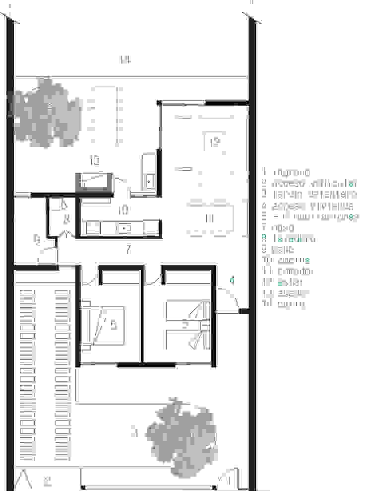 Modern houses by JUNE arquitectos Modern