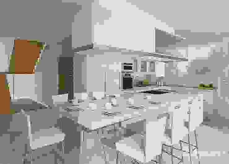 Dieses Haus mit 149 m2 macht einfach richtig gute Laune!! Unser Entwurf LK&935, LK&Projekt GmbH LK&Projekt GmbH Modern Dining Room