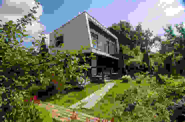 Summer house reconstruction. Pushkino. baboshin.com Дома в стиле минимализм