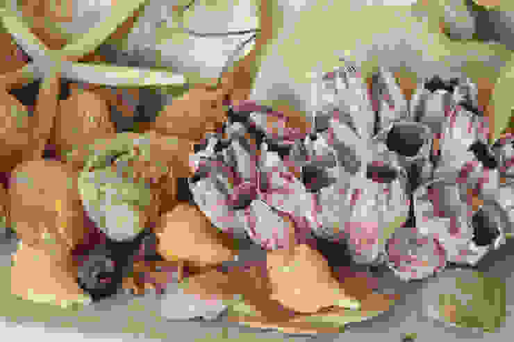 Moradia Algarve 2012 Atelier Ana Leonor Rocha Corredores, halls e escadas mediterrânicos