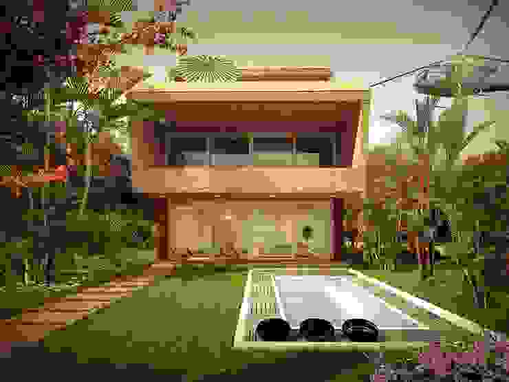 private bungalow, KARU AN ARTIST KARU AN ARTIST Modern houses Plant,Property,Light,Nature,Lighting,Architecture,Tree,Vegetation,Landscape,Grass