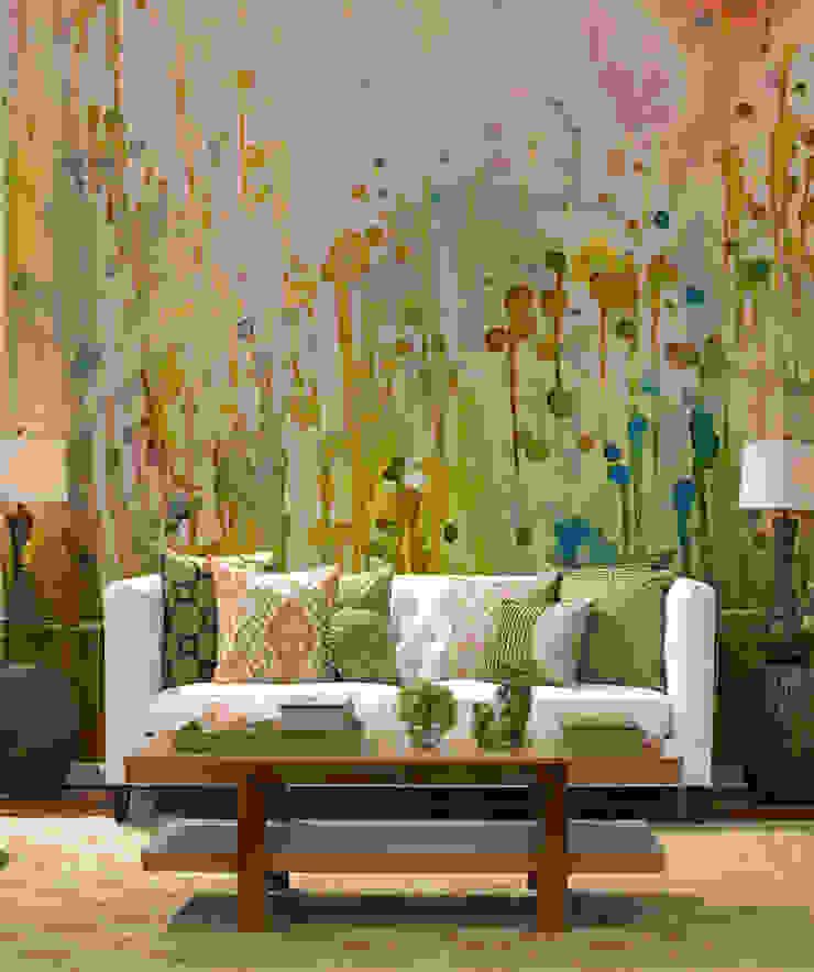 Watercolor Spots Pixers Living room wall mural,wallpaper,painting,watercolor