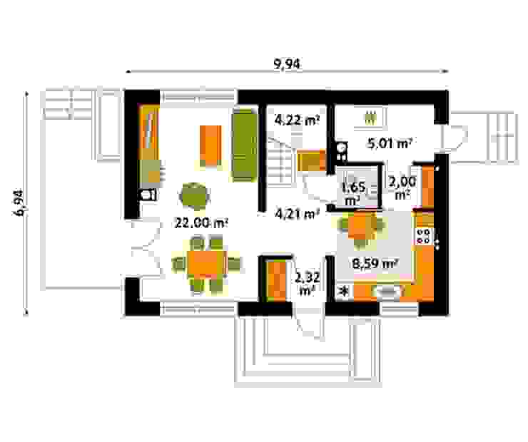 homify Paredes y suelos de estilo moderno