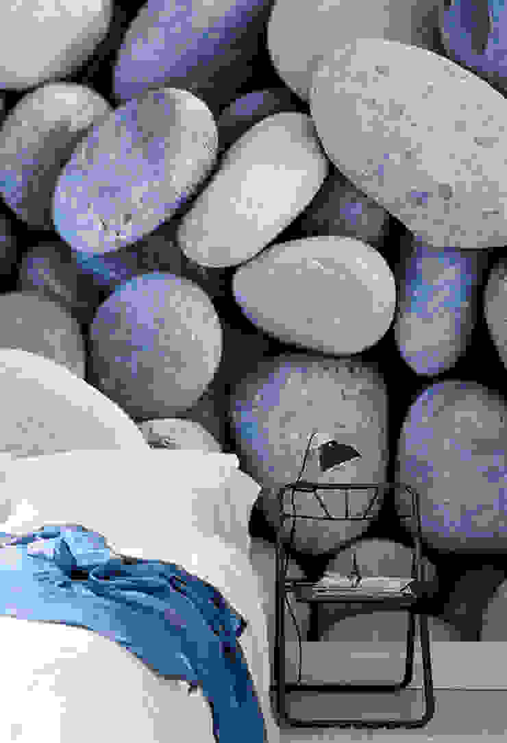 Mexican Pebbles Pixers Eclectic style bedroom Blue