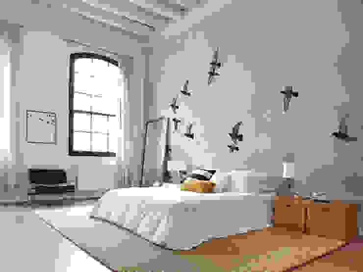Birds Pixers Classic style bedroom Beige