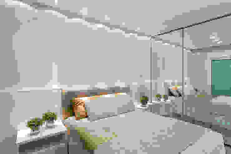 Arquiteto Aquiles Nícolas Kílaris Dormitorios de estilo moderno Blanco