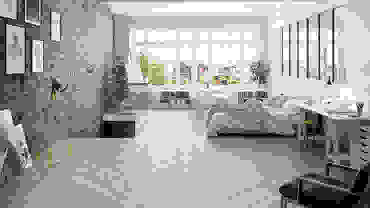 Ceramika Paradyż Scandinavian style bedroom