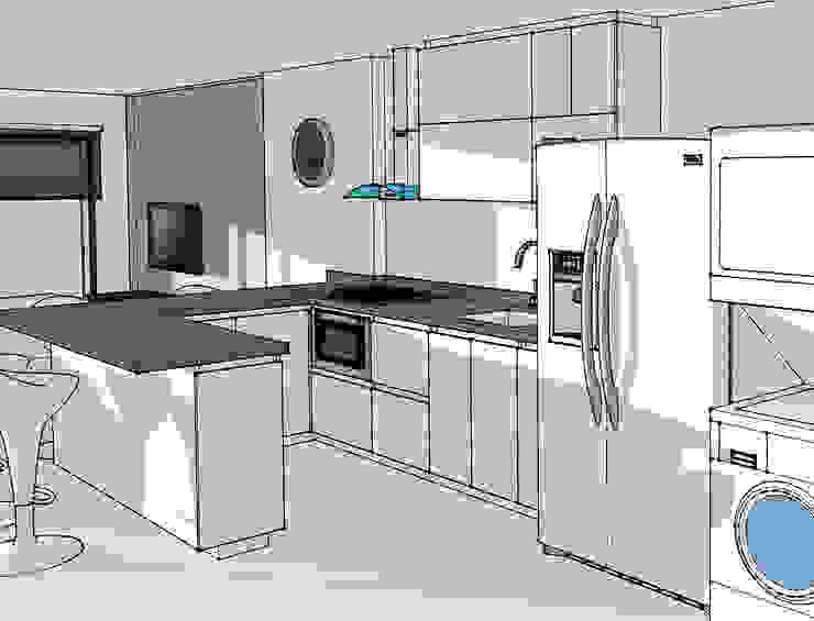 Lo primero: un render de tu cocina, Remodelar Proyectos Integrales Remodelar Proyectos Integrales Moderne Küchen MDF Weiß