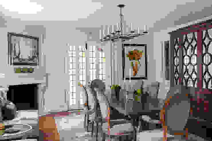 dining room with zinc table Mel McDaniel Design Classic style dining room Tables