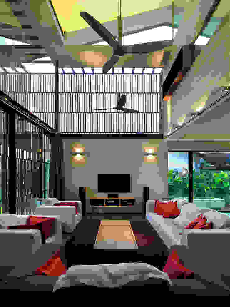 MJ Kanny Architect Moderne Wohnzimmer