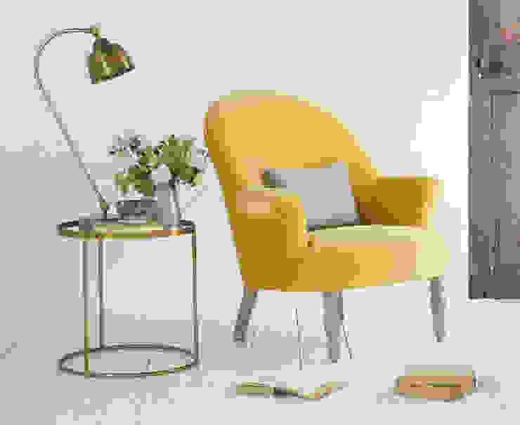 Munchkin armchair Loaf Moderne Wohnzimmer Textil Gelb Sofas und Sessel