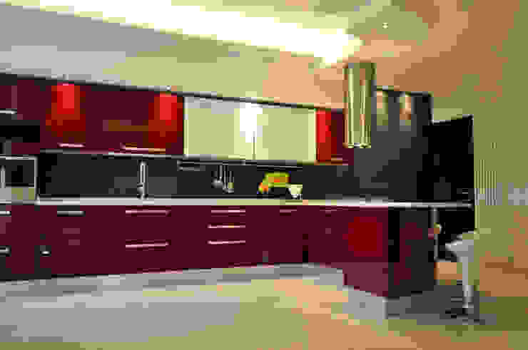 Officina design Kitchen Red