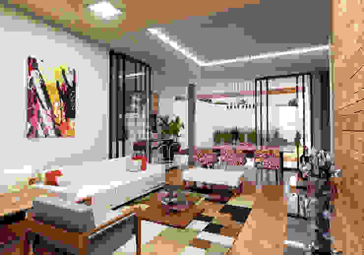 Projeto Residencial I , Lozí - Projeto e Obra Lozí - Projeto e Obra Phòng khách